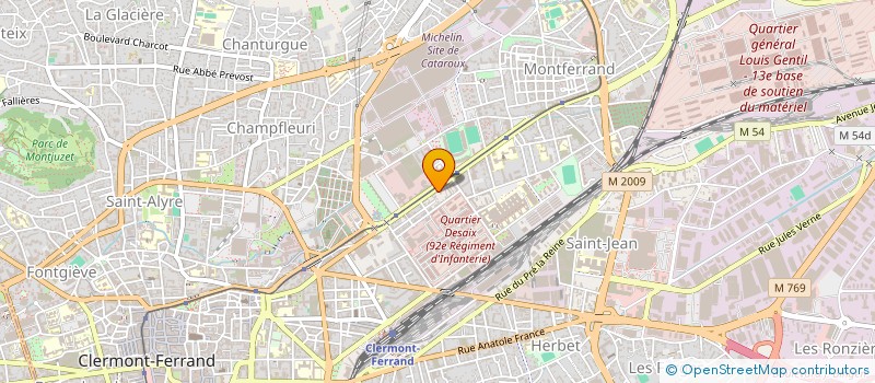 localisation de l'entreprise ELEMENTS SANTE  CLERMONT-FERRAND