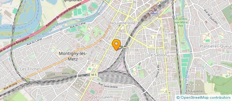 localisation de l'entreprise ELEMETE BLOCKS  METZ