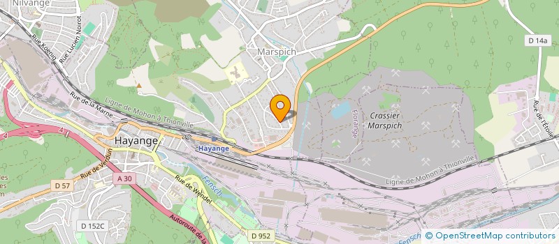 localisation de l'entreprise ELEMIAH  HAYANGE