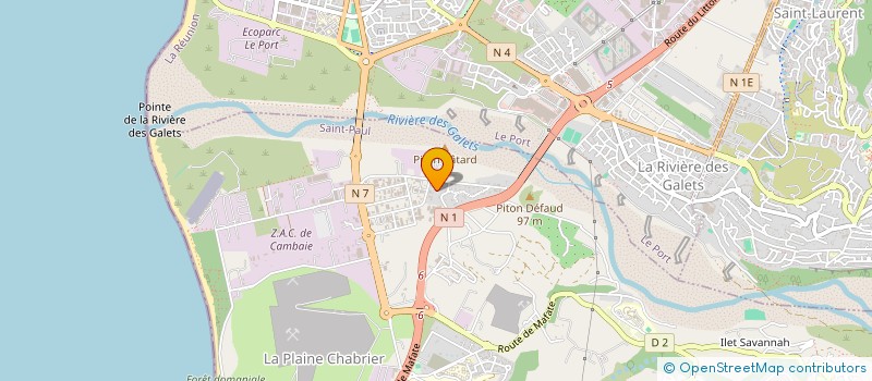 localisation de l'entreprise ELEMIAH-DEVELOPPEMENT à SAINT-PAUL