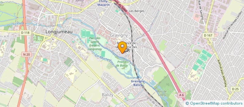 localisation de l'entreprise ELEMIAH SECURITE  CHILLY-MAZARIN