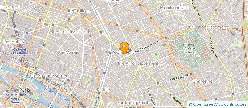 localisation de l'entreprise ELEMODES  PARIS