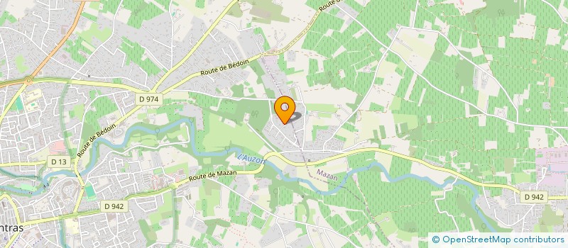 localisation de l'entreprise ELEN à CARPENTRAS