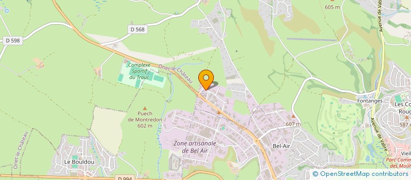 localisation de l'entreprise ELEN MENUISERIE à ONET-LE-CHATEAU