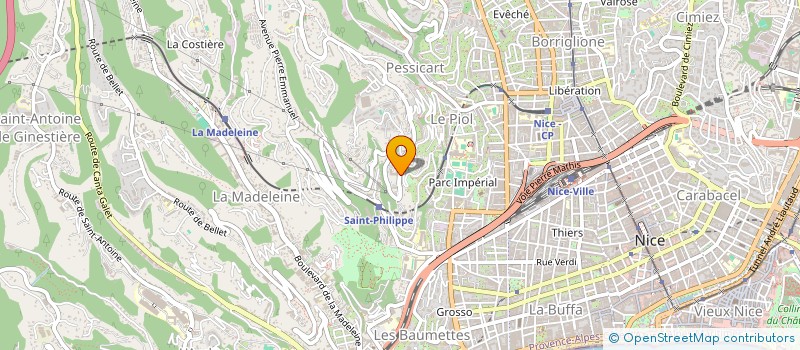 localisation de l'entreprise ELENA à NICE