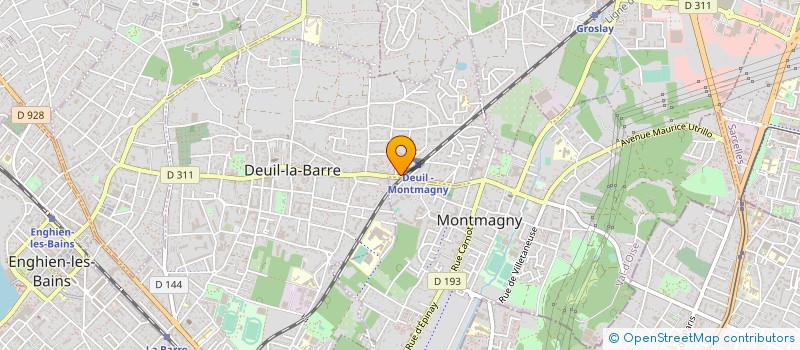 localisation de l'entreprise ELENA à DEUIL LA BARRE