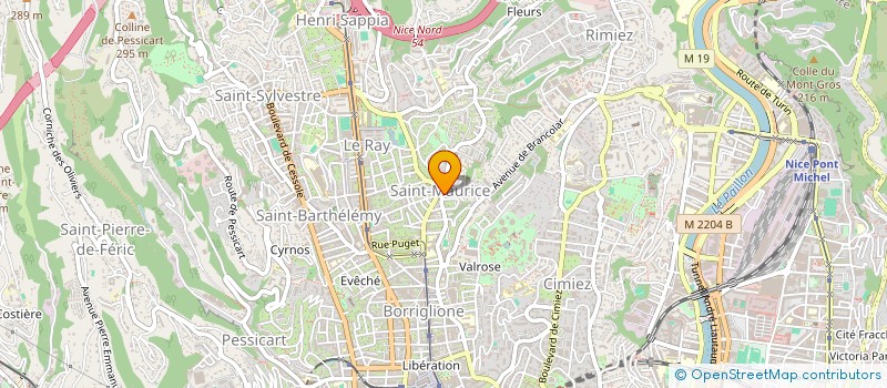 localisation de l'entreprise ELENA à NICE