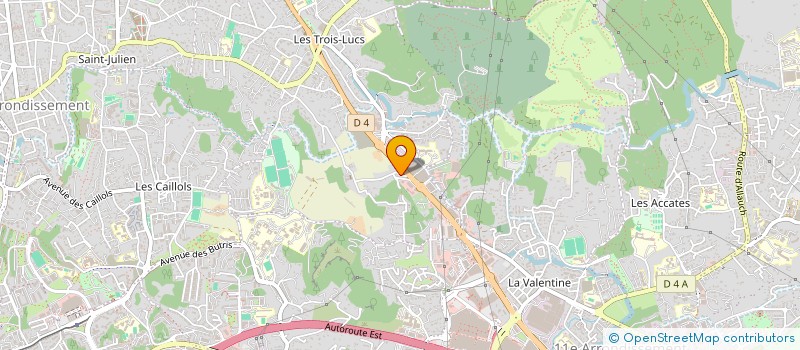 localisation de l'entreprise ELENA à MARSEILLE