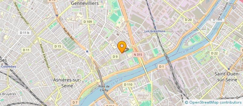 localisation de l'entreprise ELENA à ASNIERES-SUR-SEINE