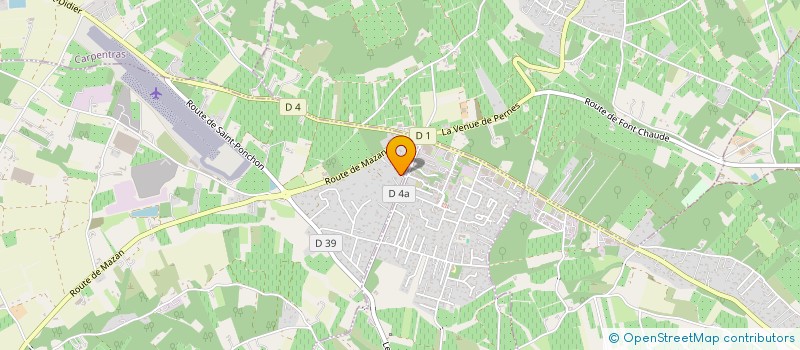 localisation de l'entreprise ELENA  PERNES-LES-FONTAINES