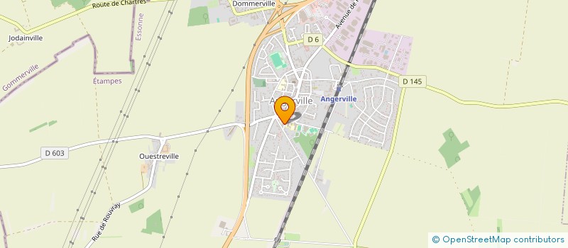 localisation de l'entreprise ELENA  ANGERVILLE