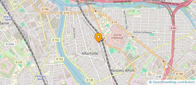 localisation de l'entreprise ELENA à ALFORTVILLE