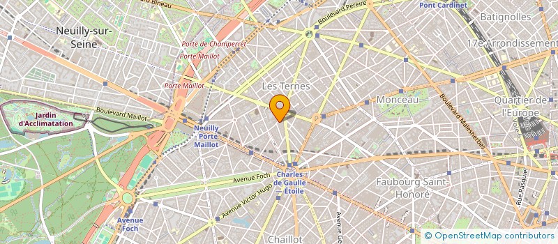 localisation de l'entreprise ELENA à NEUILLY-SUR-SEINE