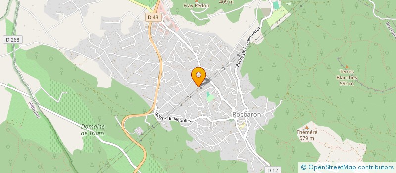 localisation de l'entreprise ELENA  ROCBARON