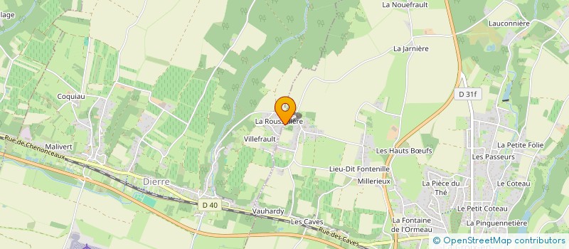 localisation de l'entreprise ELENA  DIERRE