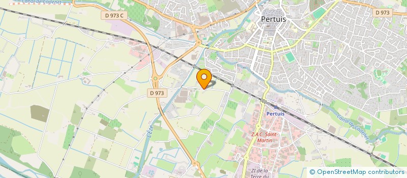 localisation de l'entreprise ELENA  PERTUIS