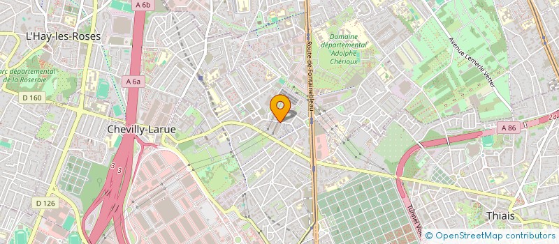 localisation de l'entreprise ELENA  CHEVILLY-LARUE