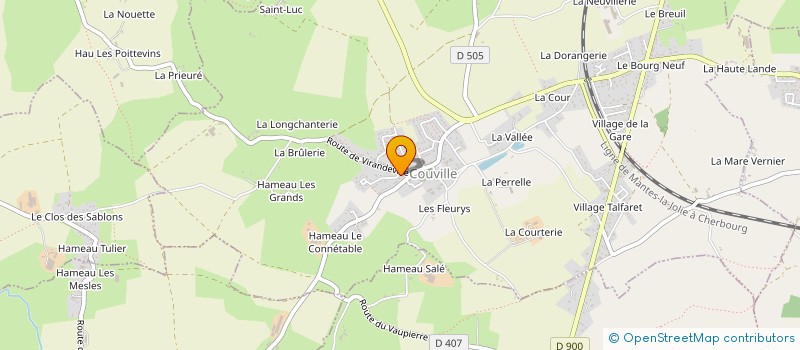 localisation de l'entreprise ELENA  COUVILLE