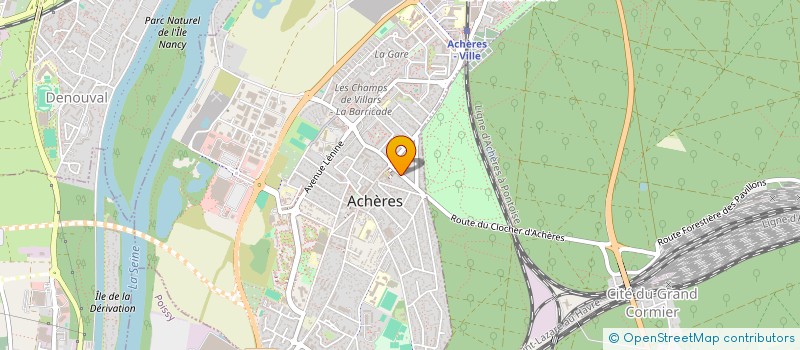 localisation de l'entreprise ELENA BALLA  ACHERES