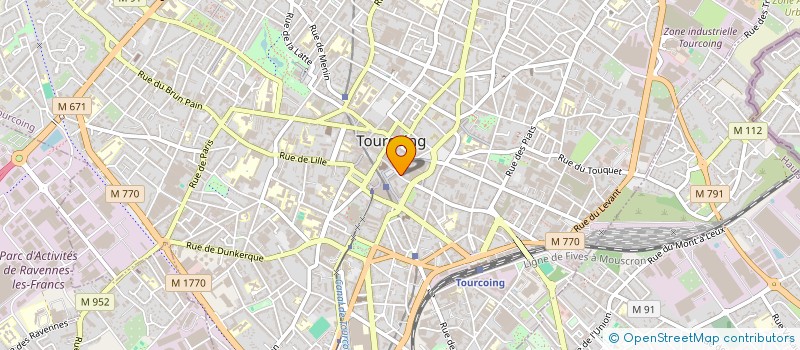 localisation de l'entreprise ELENA CONSTRUCTION  TOURCOING