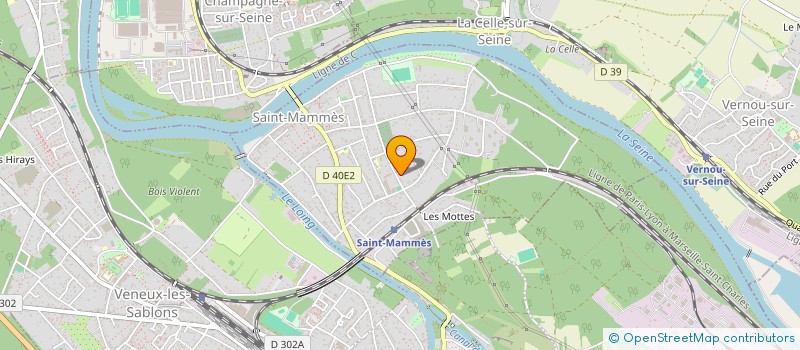 localisation de l'entreprise ELENA FLORE CREATIONS  SAINT-MAMMES