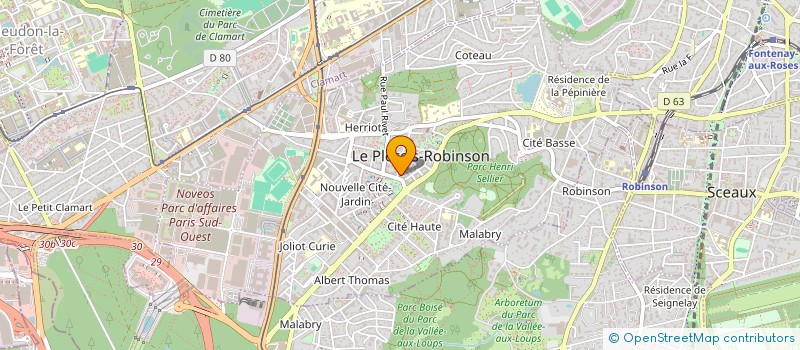 localisation de l'entreprise ELENA GROUP à LE PLESSIS-ROBINSON