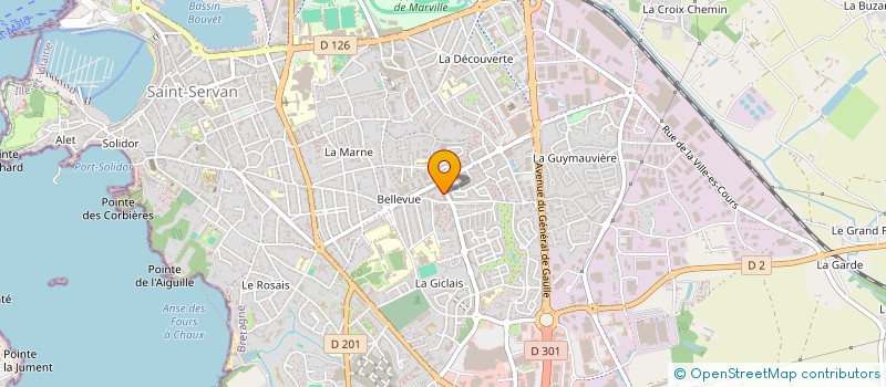 localisation de l'entreprise ELENA MARINA  SAINT-MALO