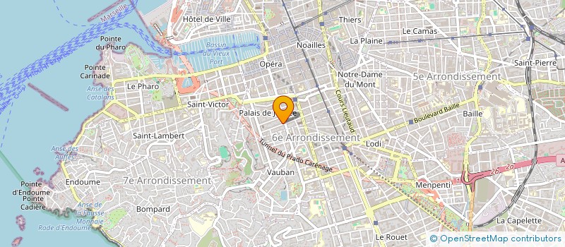 localisation de l'entreprise ELENAC à MARSEILLE