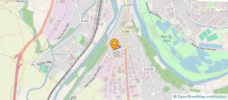 localisation de l'entreprise ELENAP HOLDING à MEAUX