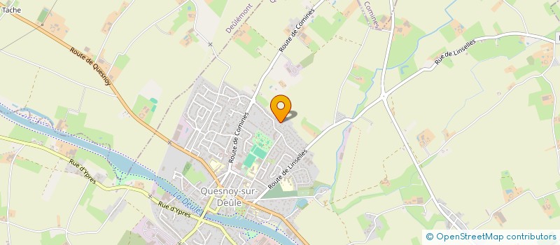 localisation de l'entreprise ELENART à QUESNOY-SUR-DEULE