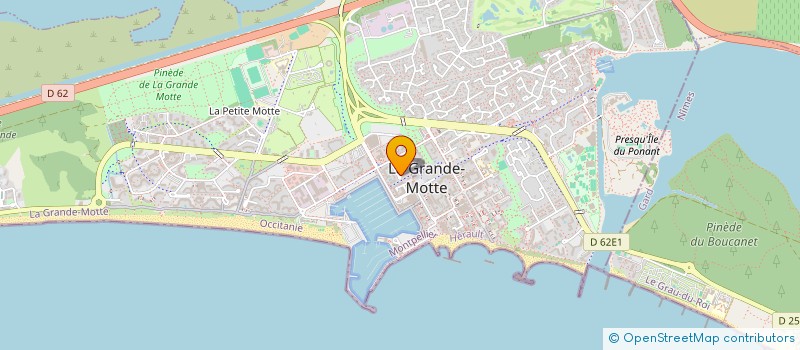 localisation de l'entreprise ELENATIS  LA GRANDE-MOTTE