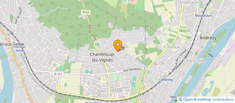 localisation de l'entreprise ELENCO à CHANTELOUP-LES-VIGNES