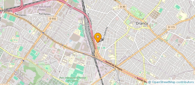 localisation de l'entreprise ELENDIL à DRANCY