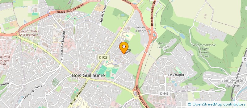 localisation de l'entreprise ELENDIL à BOIS-GUILLAUME