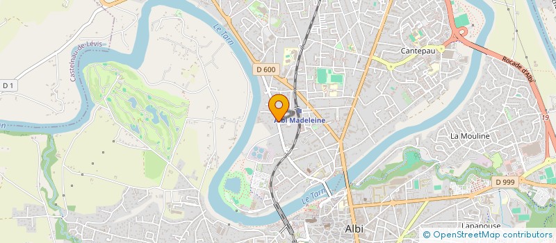 localisation de l'entreprise ELENDIL à ALBI