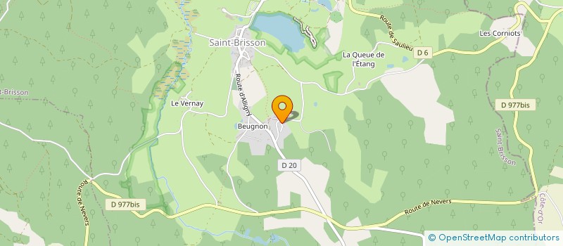 localisation de l'entreprise ELENDIL QUERIBUS  SAINT-BRISSON