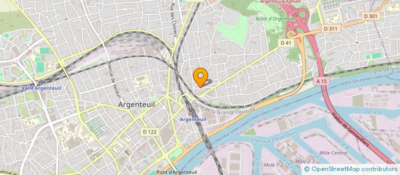 localisation de l'entreprise ELENESIS  ARGENTEUIL