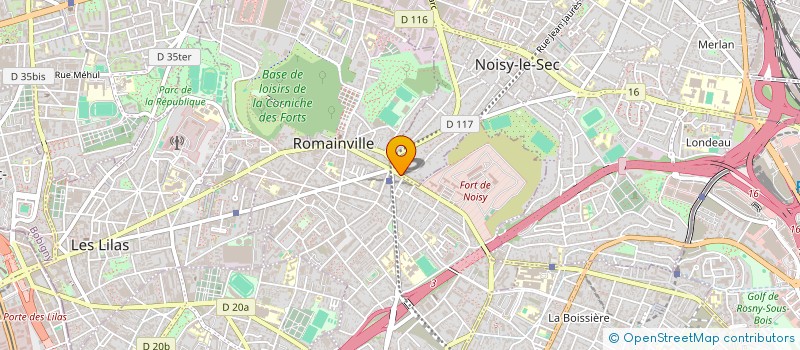 localisation de l'entreprise ELENI à ROMAINVILLE