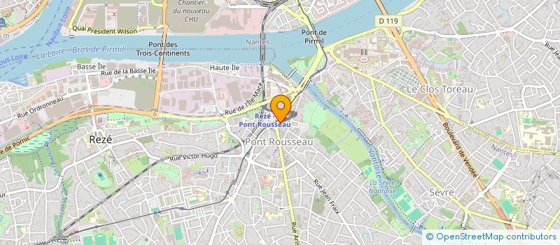 localisation de l'entreprise ELENNSI SAS  REZE