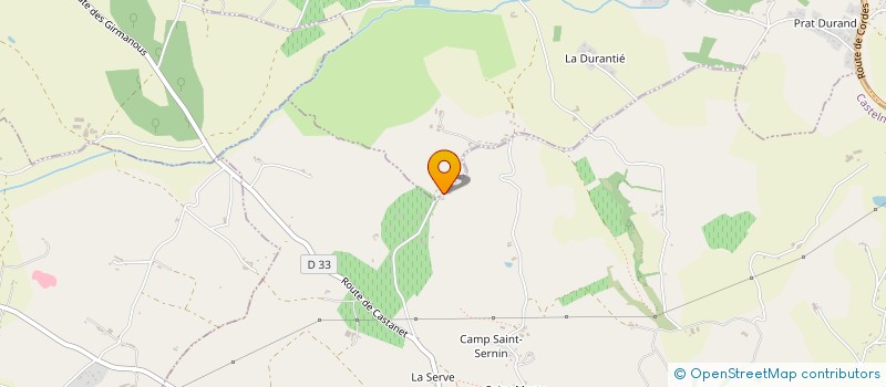 localisation de l'entreprise ELENO  SAINTE-CROIX