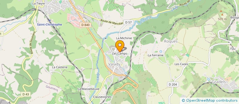 localisation de l'entreprise ELENWE  VALADY