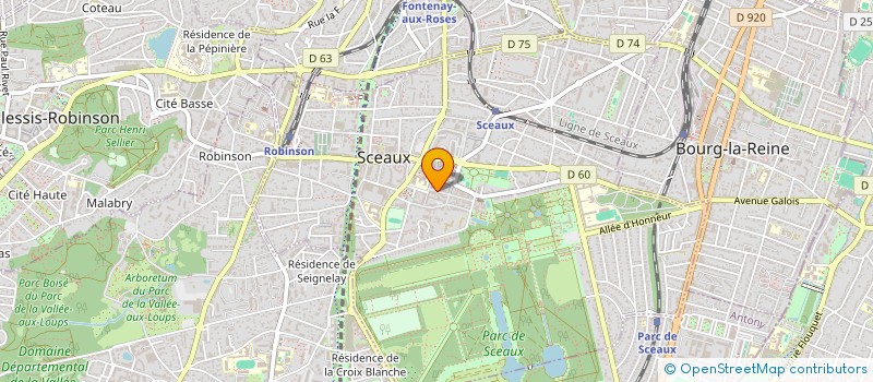 localisation de l'entreprise ELEO à SCEAUX
