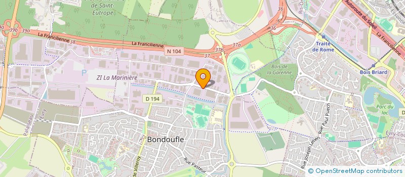 localisation de l'entreprise ELEO à BONDOUFLE