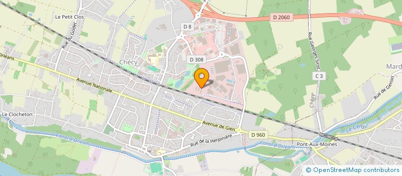 localisation de l'entreprise ELEO45 à CHECY