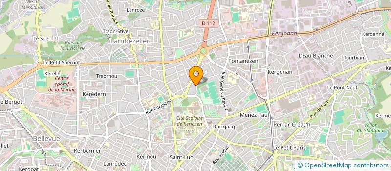 localisation de l'entreprise ELEOCAT  BREST