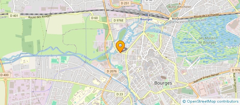 localisation de l'entreprise ELEOCHARIS  BOURGES