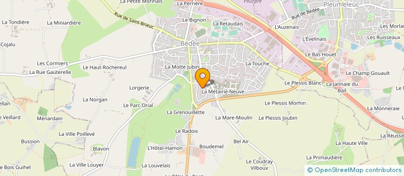 localisation de l'entreprise ELEODA  BEDEE