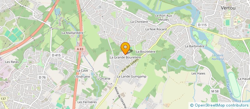 localisation de l'entreprise ELEOMAX à VERTOU
