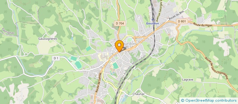 localisation de l'entreprise ELEONORE  GOURDON