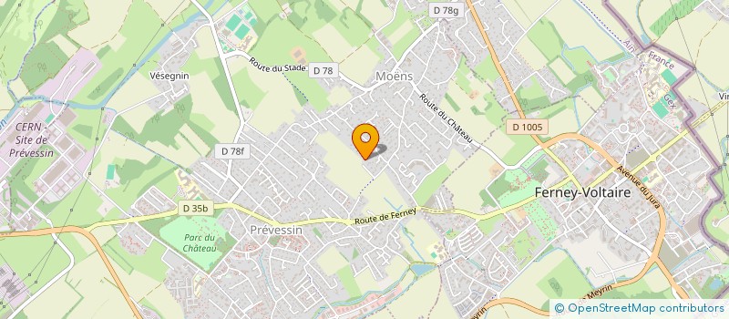 localisation de l'entreprise ELEONORE  PREVESSIN-MOENS
